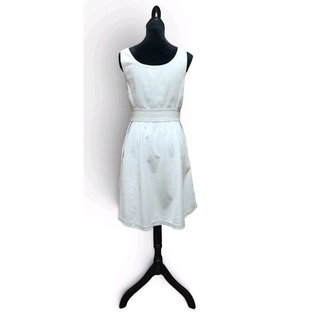 Radcliffe London New Women's Sleeveless Light Blue Denim Button-Up Dress Size 10 - Picture 7 of 8